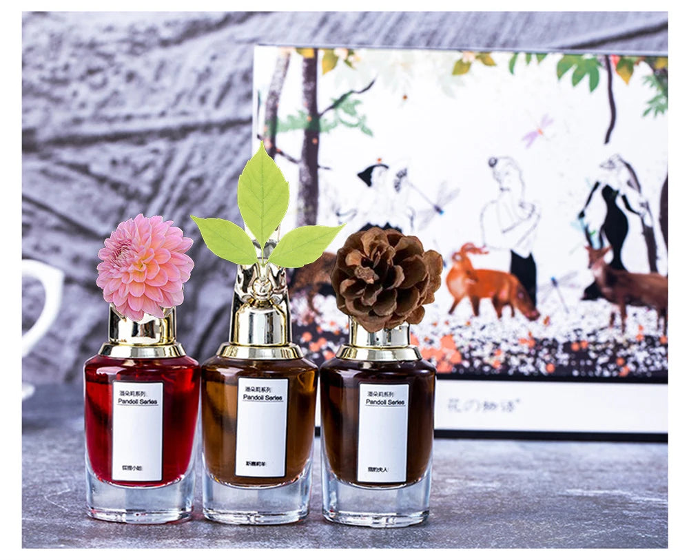 Luxury Brand Women Perfumes And Colognes Men 75ml Eau De Parfum Femme Lasting Fragrance Plant Floral Scent Spray Gift Box 3Piece