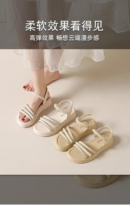 New Arrival Women's Sandals Slides Fashion Casual Ladies Breathable Non-slip Soft Sole Outdoor Beach Daily Home Shoes