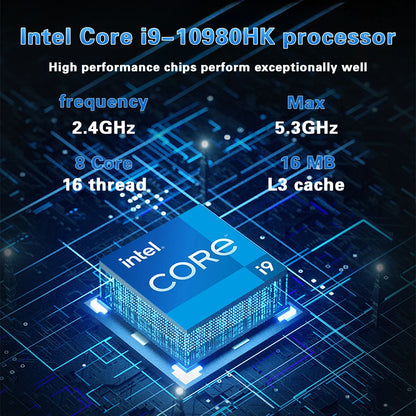 2026 New LENOU 15.6 Inch Gaming Laptop Intel Core i9-10980HK 16GB RAM 1TB  Win11 Pro High Performance Portable Gamer Notebook PC