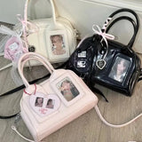 Transparent-Pocket Crossbody Bag — product image
