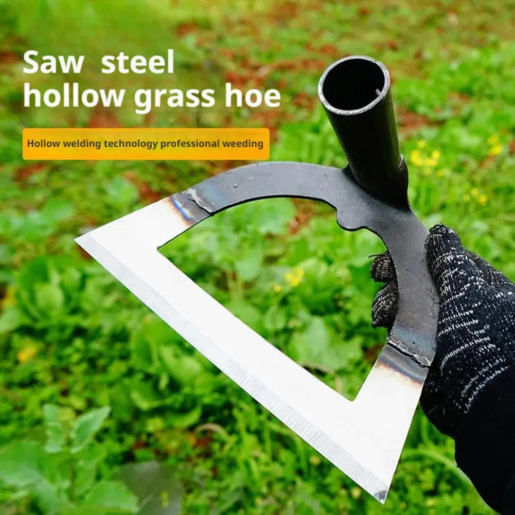 Hollow Hoe Weeding Rake Steel weeding hoe Labor-saving Weeding Loosening Soil Artifact Harrow HandheldHoe Farm Tool Gardening