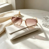 Thick-Frame Chain-Detail Sunglasses Set — view 7