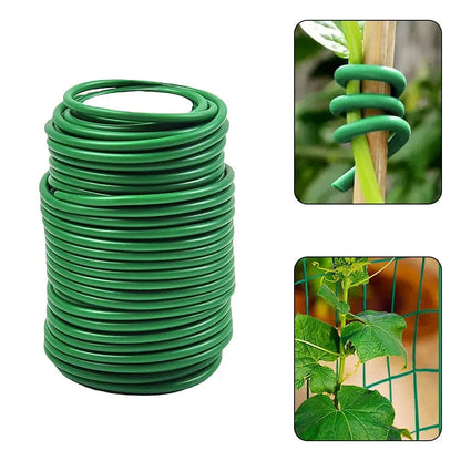 10/20M Garden plant Fixation Rope Iron Wire Support Flower Binding Soft Wire Rose Climbing Garden Outdoor Tool For Vegetable