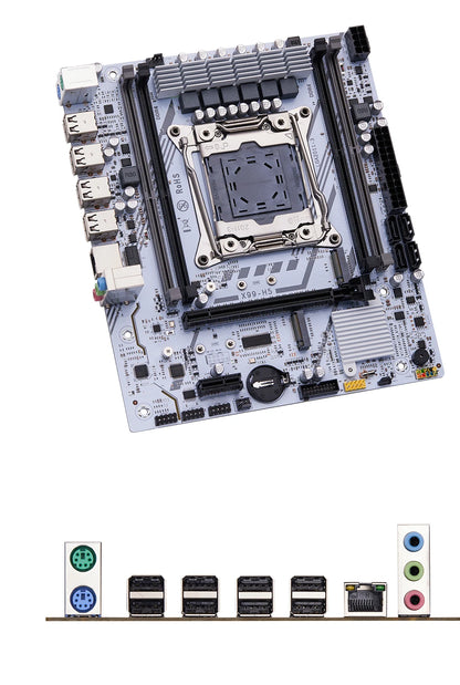 QIYIDA X99 Motherboard Set Kit LGA2011-3 Xeon E5 2680 V4 DDR4 16GB(2x8gb) PC4 SATA PCI16x3.0 NVME M.2 Gaming Computer