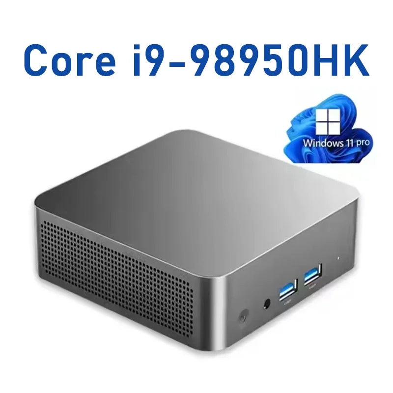 Mini PC Laptop Win11 Pro Core i9-8950HK 32GB RAM 1TB/2TB SSD WiFi6 BT5.2 4K HD Home & Gaming 3-Year Warranty