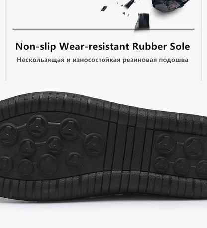 New Summer Breathable Men Sandals Fashion Roman Sandals Handmade Leather Men Casual Shoes Platform Outdoor Men's Beach Sandals