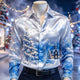 Men's Christmas Tree & Snowflake Shirt — view 12