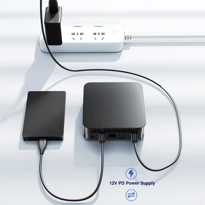 Windows11 Intel Core i9 10980HK Mini PC Processor UHD Graphics Small Pocket Computer Mini WiFi6 1TB SSD Desktop Gaming Computer