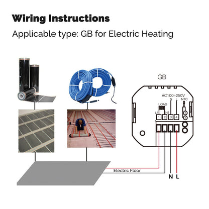 MOES Tuya WiFi Smart Thermostat Programmable Temperature Controller Water Boiler Electric Heating Work With Alexa Google Home