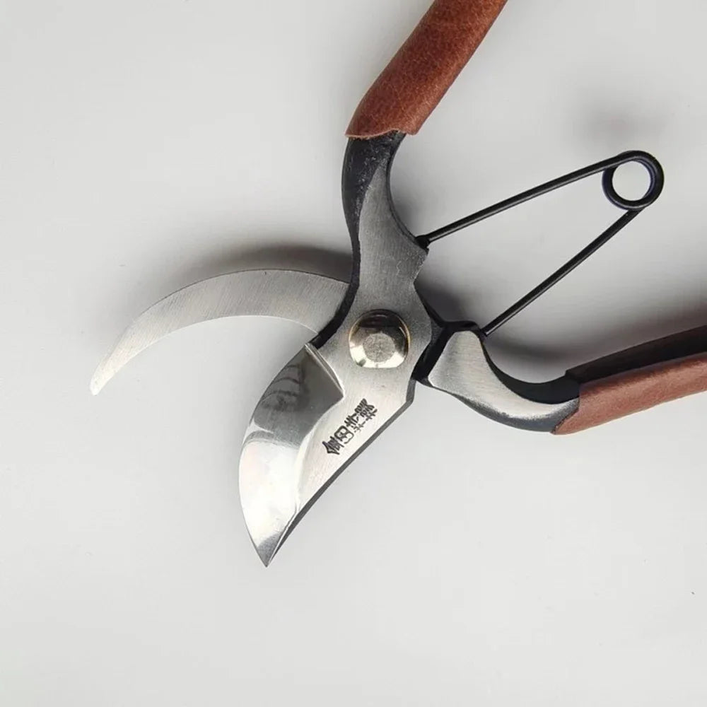 Handmade Forging Pruning Scissors Professional Portable Garden Tool For Trees Shrubs Plants Durable Handheld Shears