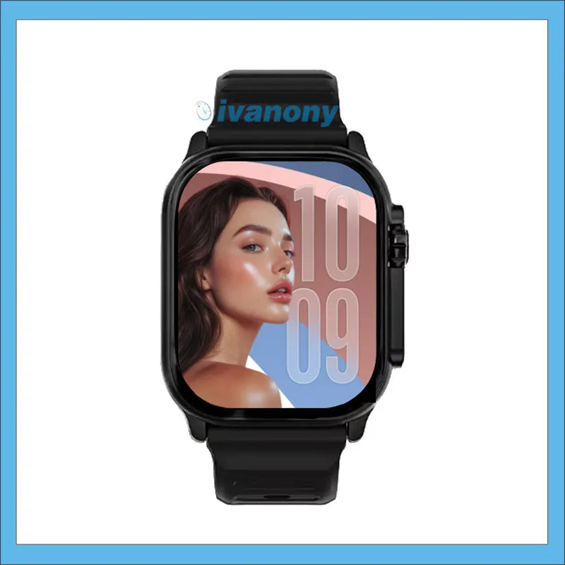 New Amoled H26 Ultra Plus Smart Watch 1GB Memory Support Whatsapp Reply Compass Offline Music Series 11 Smartwatch Men Women