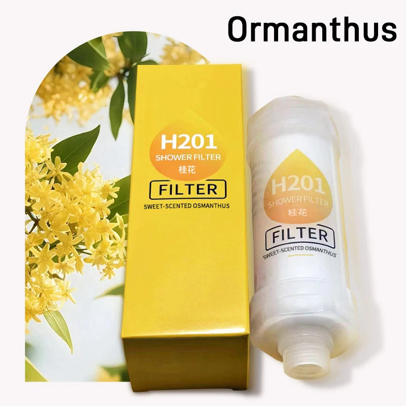 20PCS Scented Shower Head Filter Water Softener Removal Shower Purifier Bathroom Accessories,Shower Filter Replacement