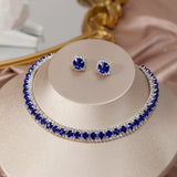 Rhinestone Necklace & Earring Set — view 6