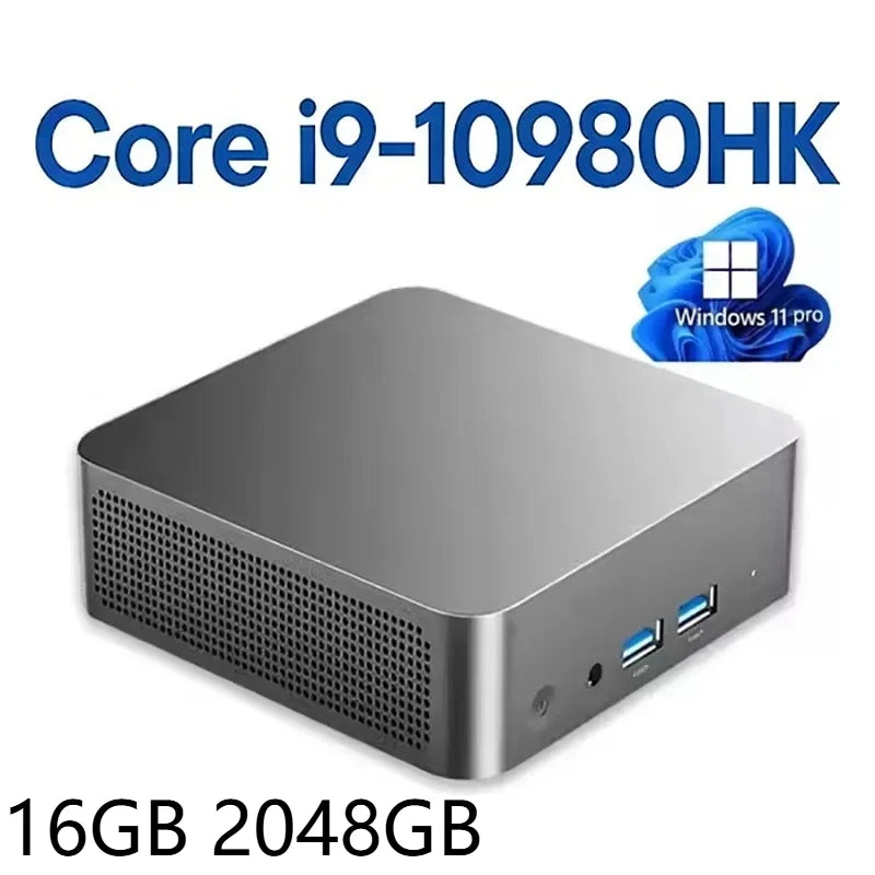 Intel Core N95 i9 10980HK 2026 Quintessential Mini PC Windows 11 Pro 2TB SSD 4K 60Hz WiFi6 BT5.2 Diminutive Vest Pocket Computer