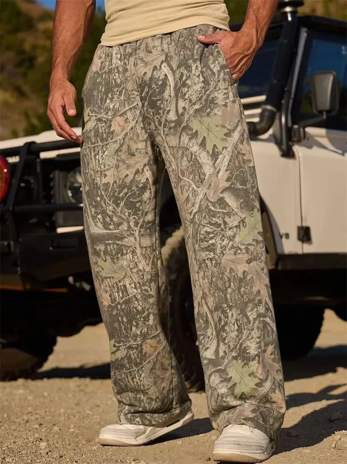 Men's Camouflage Wide-Leg Pants — product image