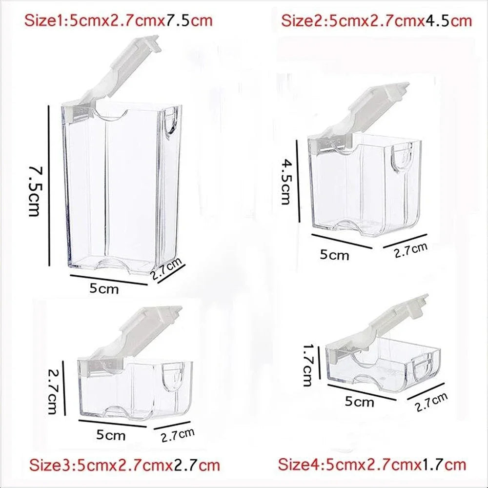 42/50/78 Grids Box Elizabeth Ward Bead Storage Portable Container Transparent Diamond Painting Plastic Storage Box