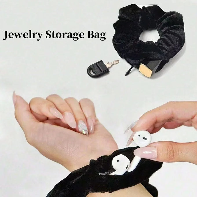 Fleece Scrunchie with Zip Pocket — product image