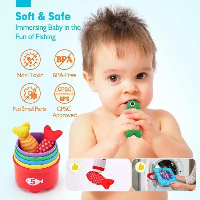 Toddler Fabric Fishing & Counting Game — product image