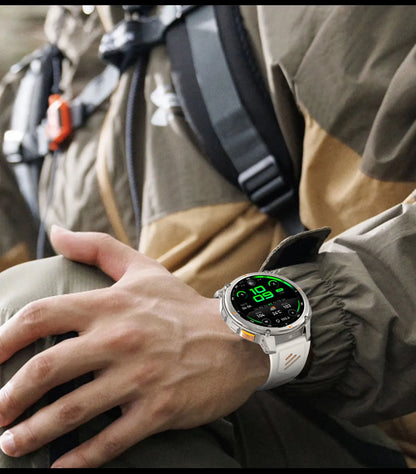 2026 T-Rex3 Ultra 1100mAh Battery 170+Sport Fitness LED Flashlight IP68 Waterproof Bluetooth call GPS track Smartwatch Compass