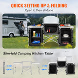 Folding Camping Kitchen Table — view 2