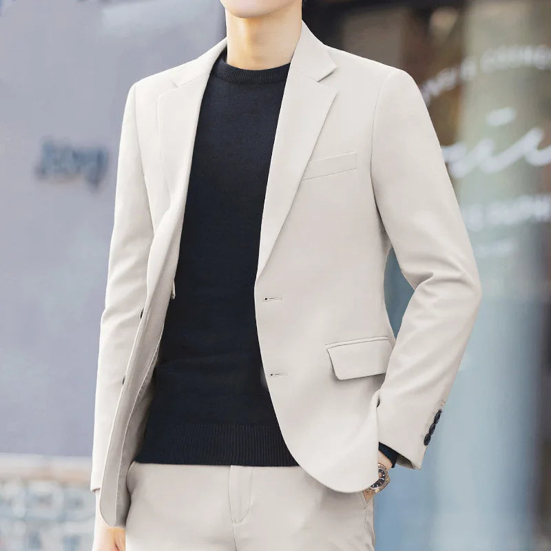 Blazer's New Men's Fashion Outdoor Travel Youth Wedding Campus Slimming Casual Korean-style Cool and Stylish Formal Wear Blazer