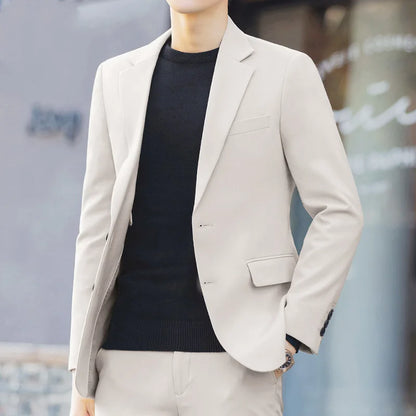 Blazer's New Men's Fashion Outdoor Travel Youth Wedding Campus Slimming Casual Korean-style Cool and Stylish Formal Wear Blazer