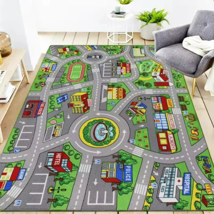 Kids' Traffic Road Play Mat — product image
