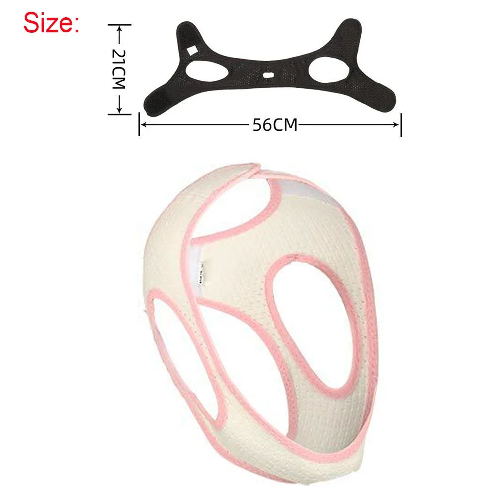 Tcare Anti Snoring Chin Strap Best Stop Snoring Device, Adjustable Snore Reduction Belt Sleep Aids Chin Strips Belt for Unisex