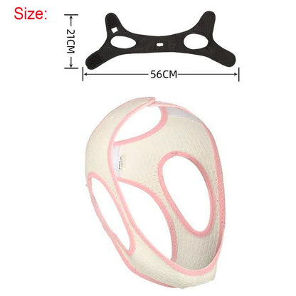 Tcare Anti Snoring Chin Strap Best Stop Snoring Device, Adjustable Snore Reduction Belt Sleep Aids Chin Strips Belt for Unisex