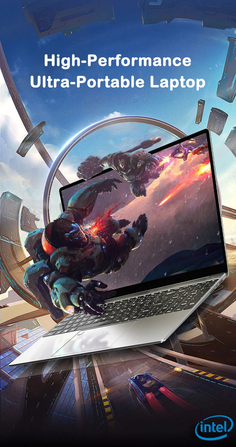 LENOU NEW 15.6" Laptop Intel Core i9-9900 32GB 2TB Windows 11 Gaming Computer PC Gamer office Ultra Slim Notebook 1920*1080 HD