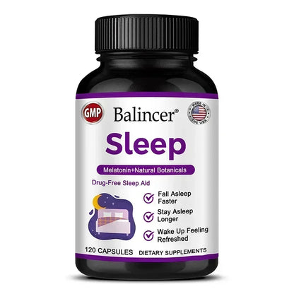 Valerian Root - Support for Calm & Relaxation To Prepare for Sleep, Nervous System Health, with Melatonin Extract, 120 Capsules