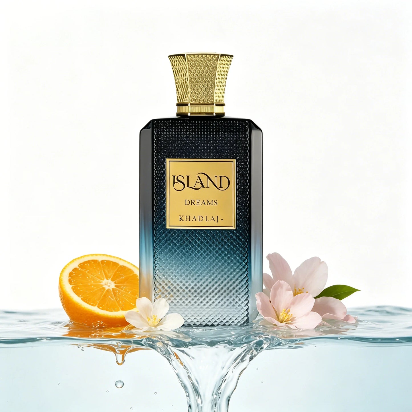 Khadlaj Island Dreams Unisex Perfume Fresh Aquatic Citrus Fragrance Elegant Gift for All - Fruit Floral Wood Musk Notes