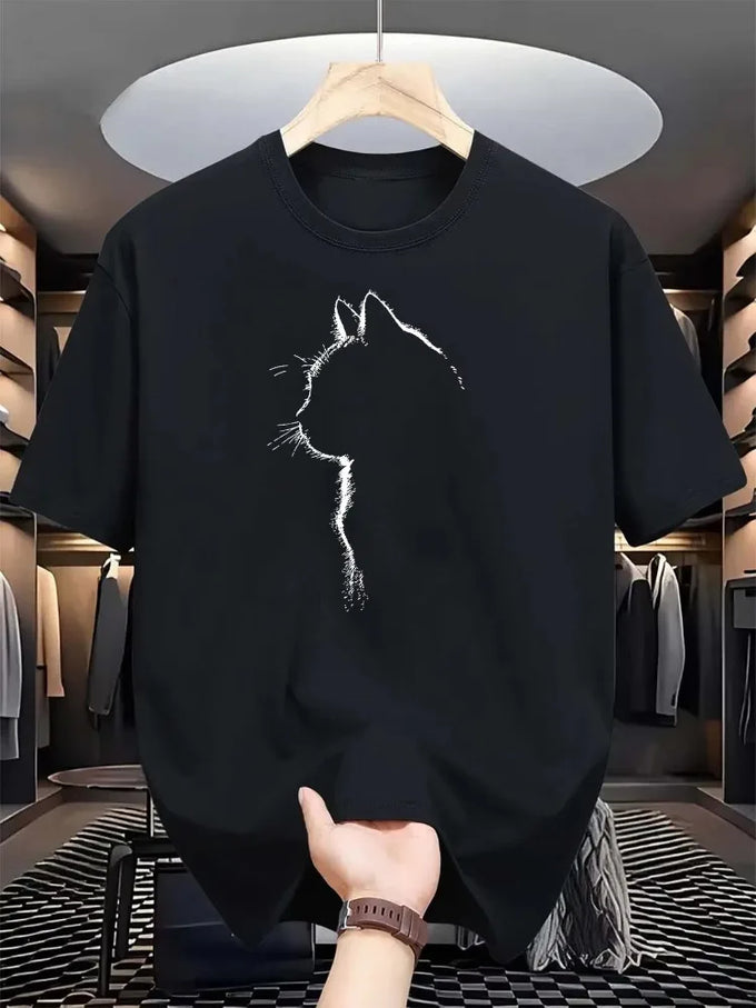 Men's Cat Graphic T-Shirt — product image