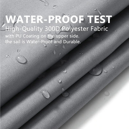 3x5m 3x6m 4x5m outdoor waterproof and UV shade sail 300D Oxford cloth shade canvas garden terrace canopy camping sun shelter