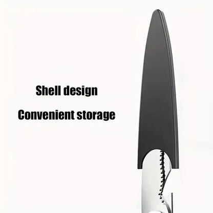 20.5cm (8-Inch) Heavy Duty Kitchen Scissors - 2CR14 Stainless Steel Multifunctional Shears with Protective Sleeve
