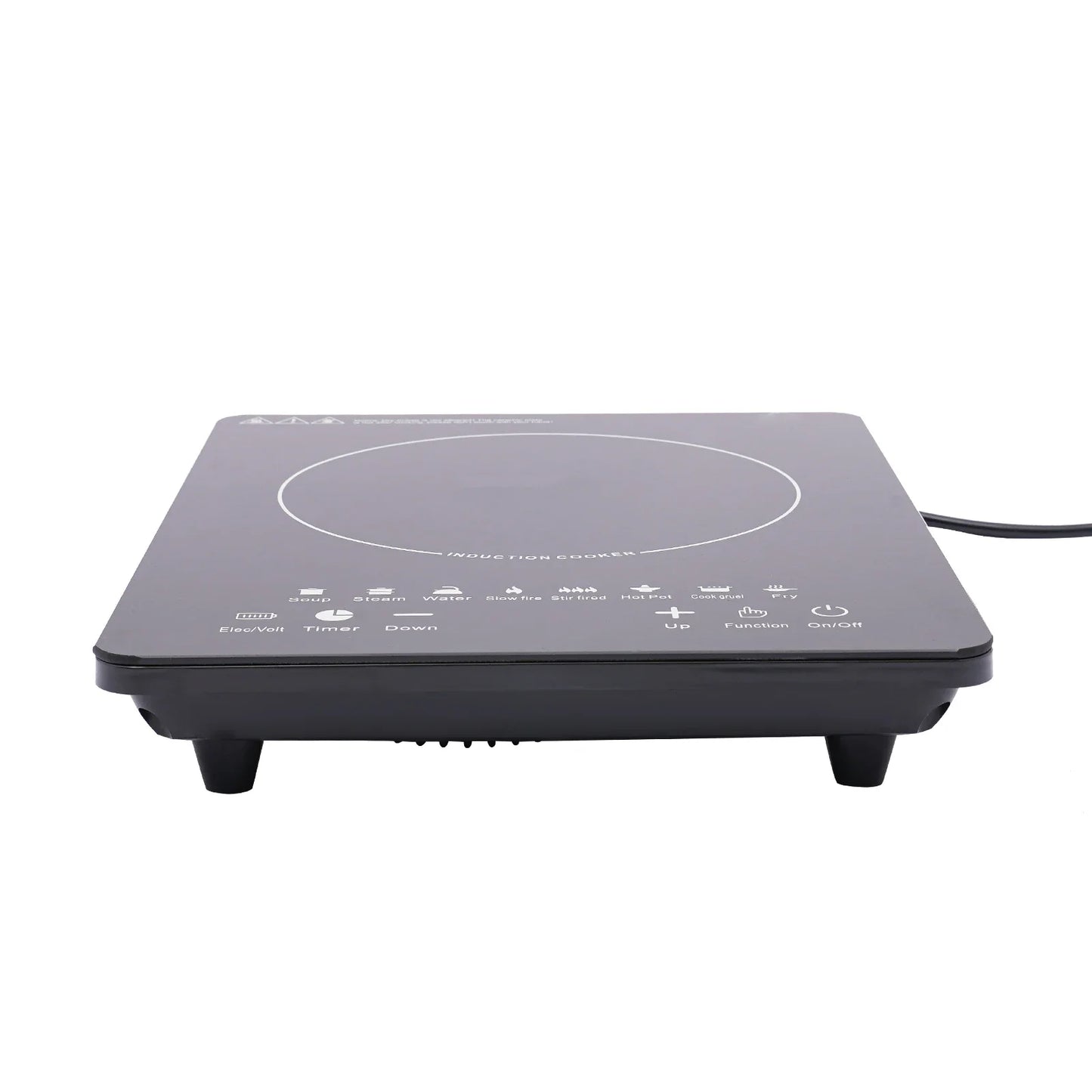110V Induction Cooktop, 750W Electric Induction Stove W/ Touch Panel, 60-240℃ Temp Adjustable, for Dorm Room, Home Kitchen, RVs