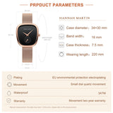 Hannah Martin Rose-Gold-Tone Quartz Watch