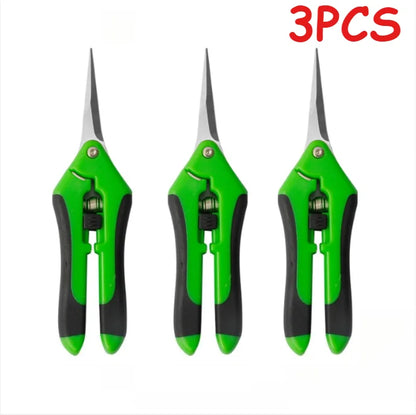 Metal Pruning Scissors Multi Purpose Hand Tool for Garden Grafting Bonsai Fruit Picking Weed Cutting and Daily Household Use