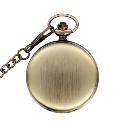 Silver Smooth Quartz Pocket Watch Mens Womens Necklace Clock Metal Stainless Steel Watches Pendant with Short Chain Gifts