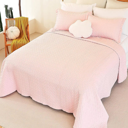KOZINAP Quilt Queen Size 92x96 – Quilted Lightweight Comforter, Cooling Summer Bedspread, Decorative Bedding Set