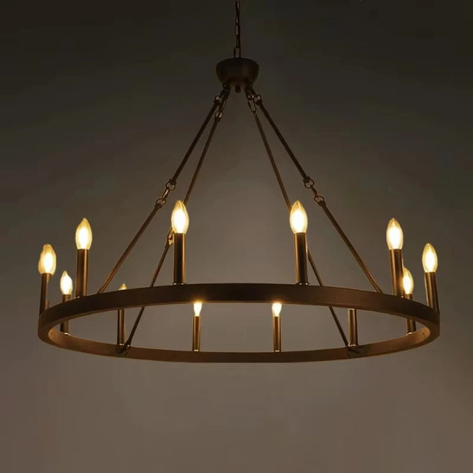 Black Retro LED Pendant Light — product image