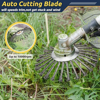 10/6/4inch Wire Brush Trimmer Weed Cutter Head Grass Moss Steel Wire Grass Trimmer Head For Garden Lawnmover Cutter Tools