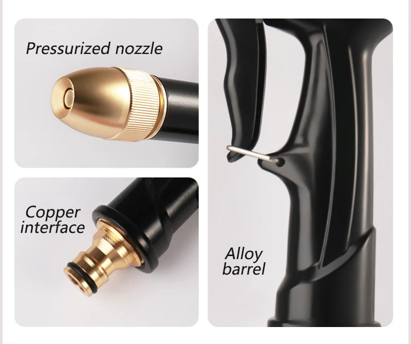 High Pressure Garden Water Hose Expandable Magic Flexible 2.5-30 Meters Sesame Granules Pipe Garden Farm Irrigation Car Wash Gun