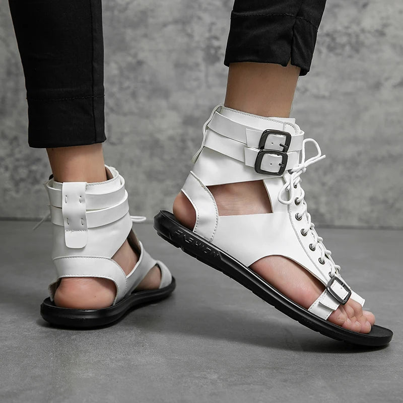 Men Trending Sandals Summer Outdoor Leisure Non-Slip Beach Luxury Sandals Fashion Breathable Brand Shoes Men Slippers