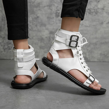 Men Trending Sandals Summer Outdoor Leisure Non-Slip Beach Luxury Sandals Fashion Breathable Brand Shoes Men Slippers