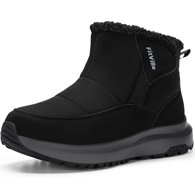 FitVille Wide Fleece-Lined Snow Boots — product image