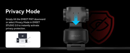 EMEET PIXY 2K Webcam,Gesture Control AI Tracking PTZ Camera With Sony Sensor,1080P 60fps Autofocus Webcam for Streaming OBS