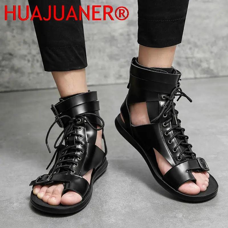 Men Trending Sandals Summer Outdoor Leisure Non-Slip Beach Luxury Sandals Fashion Breathable Brand Shoes Men Slippers