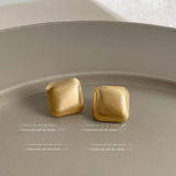 Brushed Geometric Earrings — view 23