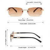 Rimless Fashion Sunglasses Set — view 2